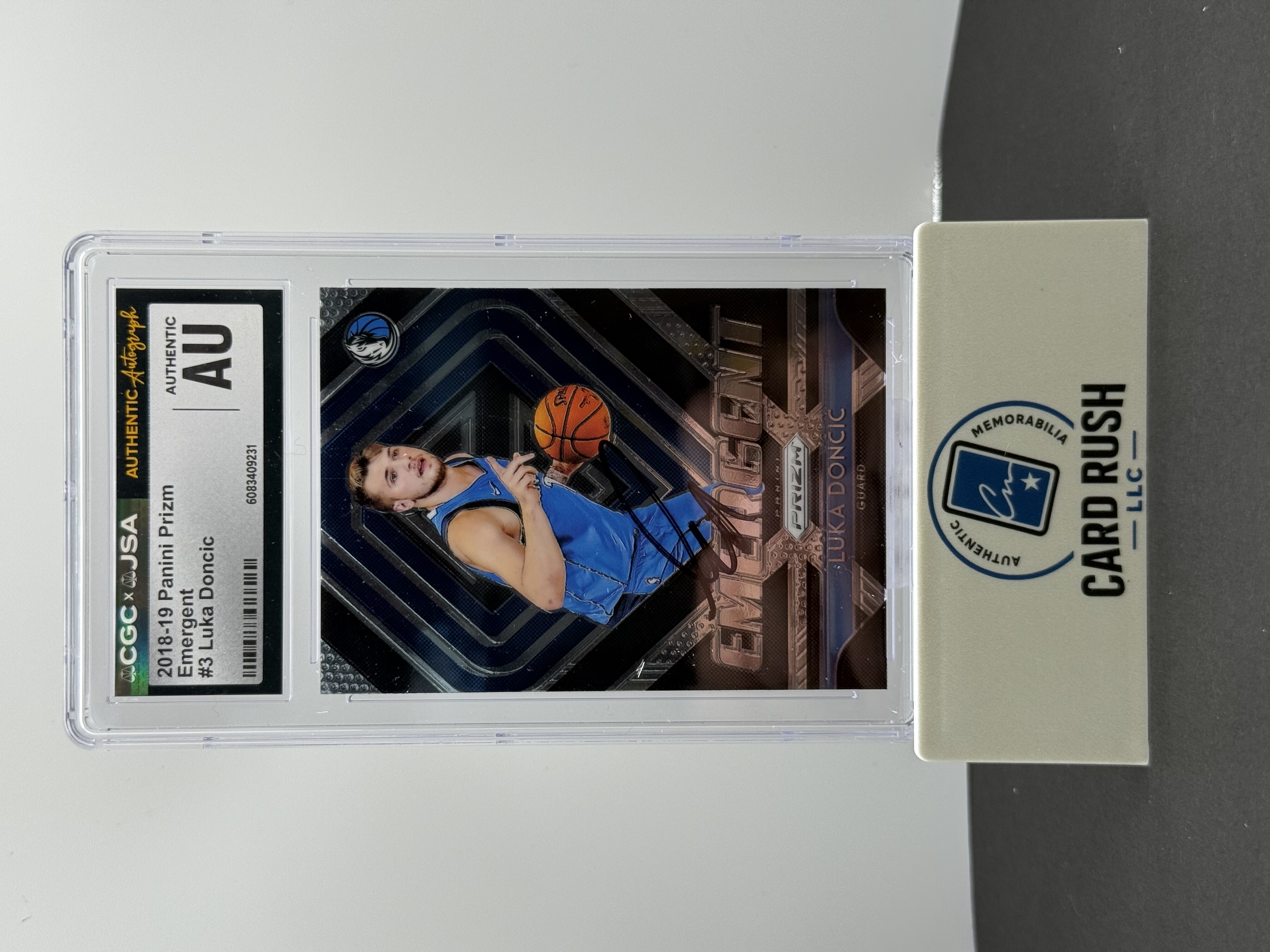 Still the Same Guy — Luka Dončić's Panini Prizm Emergent Autograph