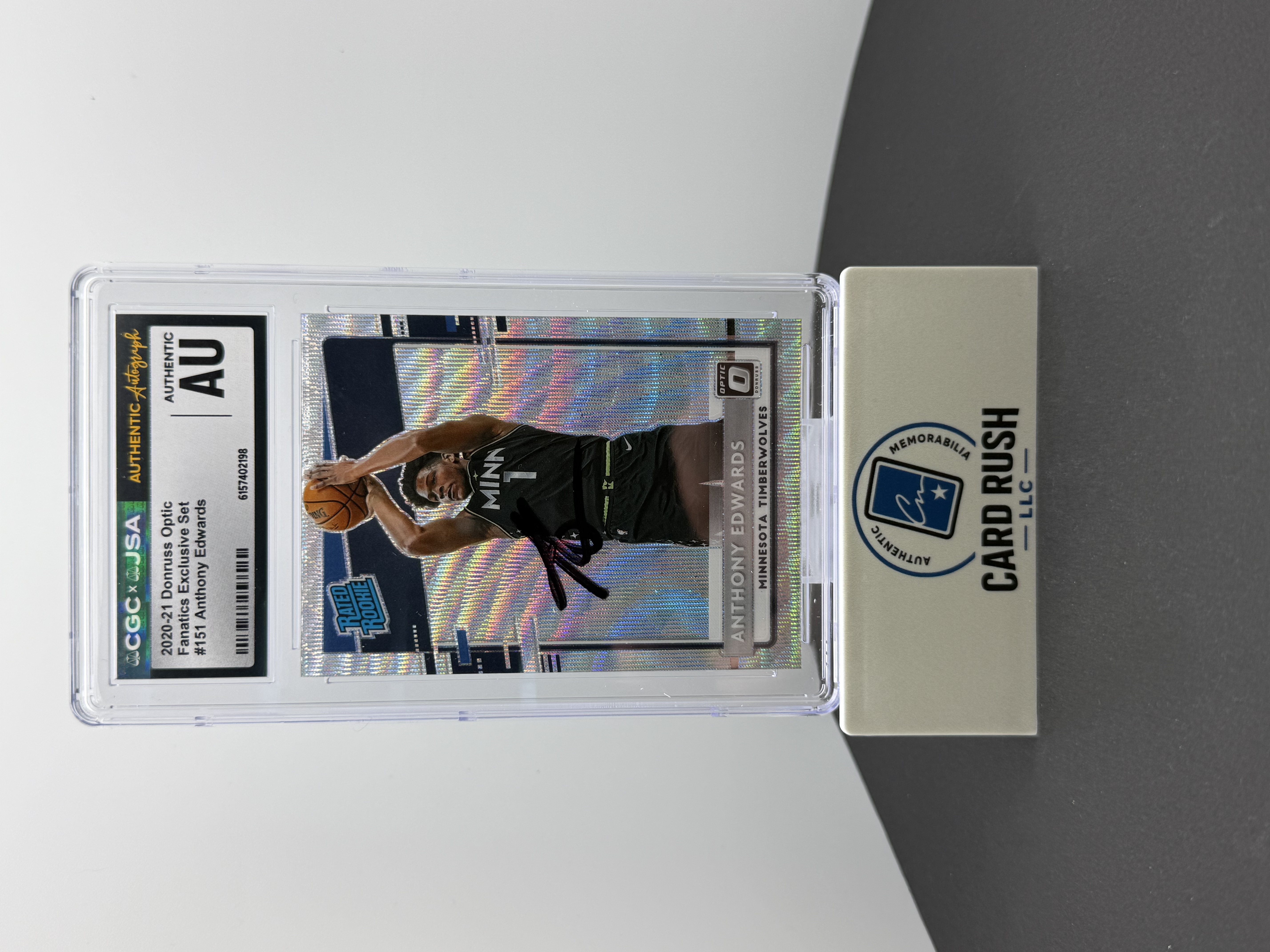 Signed on the Injured List — Anthony Edwards' Donruss Optic Rated Rookie